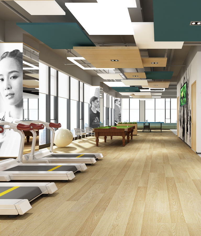 先聲藥業辦公樓設計裝修 健身房-pc